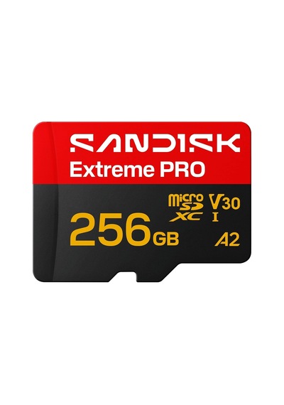 Sandısk Yeni Versiyon Extreme Pro Microsdxc 256 Gb, Uhs-ı Kartı + Sd Adaptörü 250 Mb/sn'ye Kadar