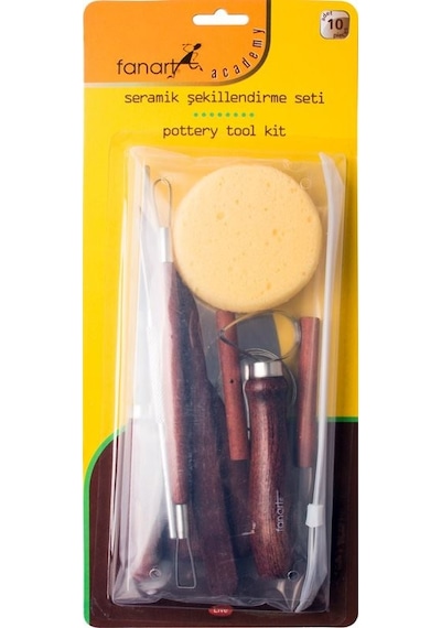 Fanart Academy Seramik Şekillendirme Set 10 Lu