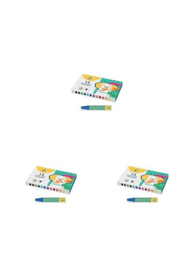 Pastel Boya, 12 Renk, 4280837002 3lü Paket Diğer