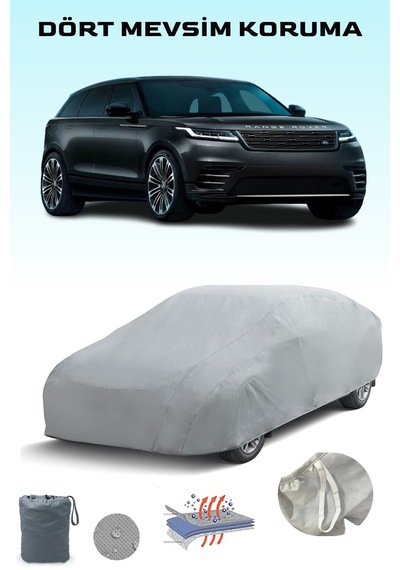 Gri Land Rover Range Rover Velar Araba Brandası, Oto Örtüsü, Araba Çadırı Gri