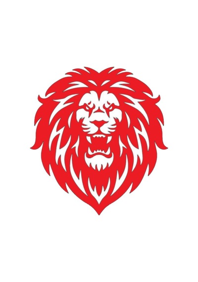 Aslan Tasarımlı Sticker 10 X 10 Cm