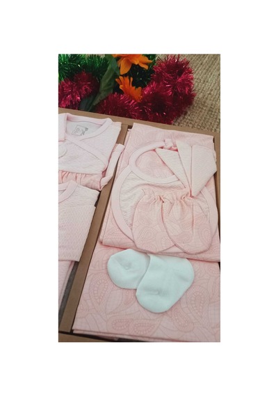 Caramell Barbosa 10'lu Hastane Çıkışı Kız Bebek Şık Model Pembe