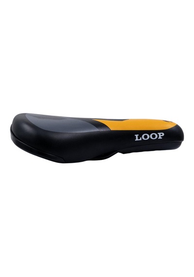 Loop Zy-9408-b Sele 245x154mm - 323gr Çocuk -mtb Bisiklet Selesi 24-26 Jant Uyumlu Siyah Turuncu