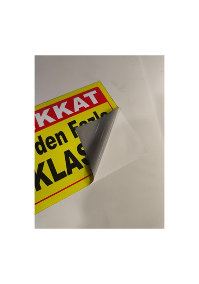 İş Makinesi Uyarı Stickerı 2 Adet - 25m'den Fazla Yaklaşma 30x20 Cm Yapışkanlı Folyo