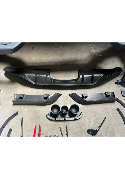 Honda Civic Fc5 Typer Arka Tampon & Difüzör Seti