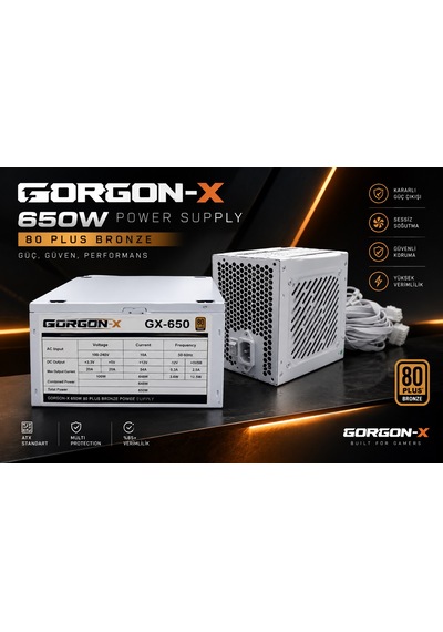 Gorgon-x 650wat 80 Plus Bronze Power