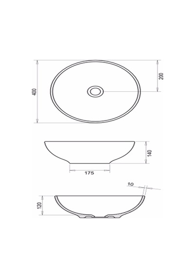 Turavit Toledo Çanak Lavabo 40 CM