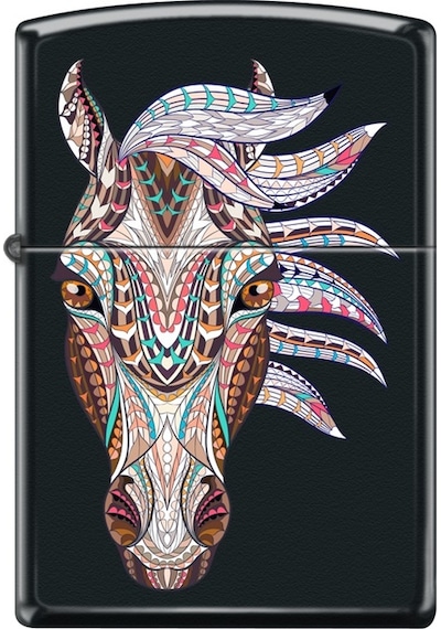 Zippo Patterned Horse Çakmak Çok Renkli