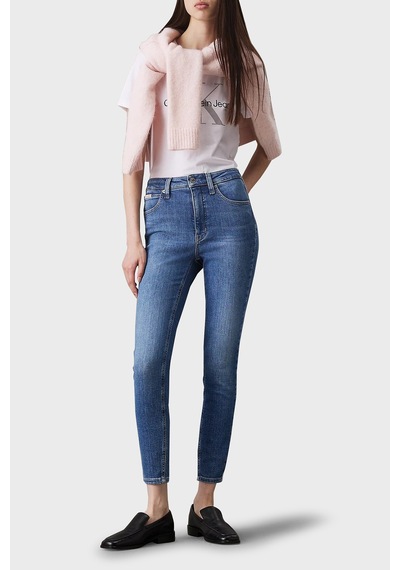 Calvin Klein Bayan Kot Pantolon J20j224522 1a4 Mavi Mavi