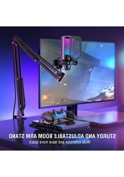 Profesyonel Usb Mikrofon Seti, Oyun Ve Yayıncılar İçin Tasarlandı, Siyah