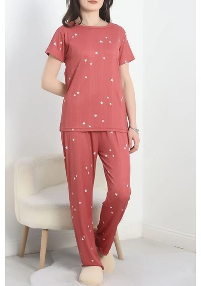 Seka Store Seka Alt Üst Aynı Pegasus Pijama Takımı Gülkurusu - 50419.1048. Çok Renkli Seka Store Seka Alt Üst Aynı Pegasus Pijama Takımı Gülkurusu - 50419.1048. Çok Renkli