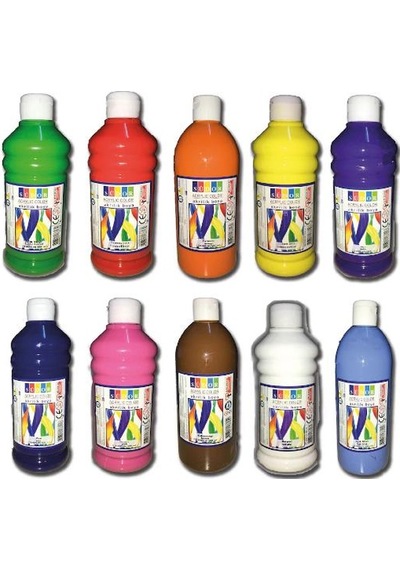 Masıs/Sudor Akrılık Boya 500Ml Sıyah