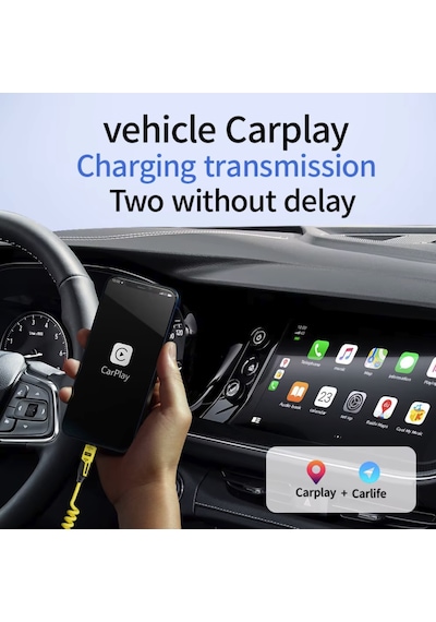 65w Çok Hızlı Kopmaz Spiral 4 Başlıklı Altın Uç Hızlı Şarj Kablosu Tüm Telefon Tabletler İçin Uyumlu Carplay