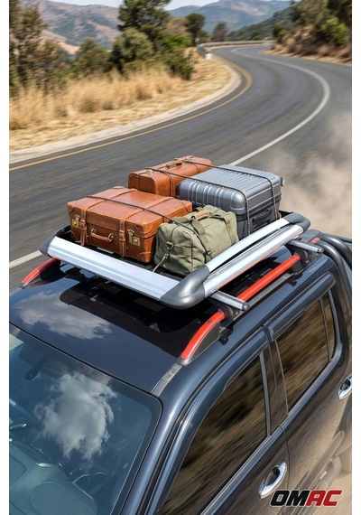 Volkswagen Amarok 2010-2021 Uyumlu Araca Özel Tavan Sepeti 110x120 Cm Alüminyum