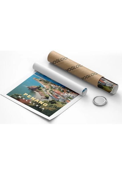 Çerçevesiz Poster Penang Sahil Manzarası