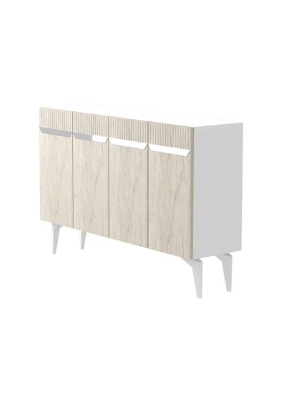 Ka1244bts Duma Konsol Beyaz-traverten-silver 120cm Beyaz - Traverten - Sılver Ka1244bts Duma Konsol Beyaz-traverten-silver 120cm Beyaz - Traverten - Sılver