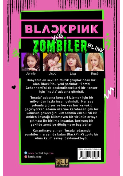Blackpink vs. Zombiler - Şubat Adalı - İnsula Yayınları