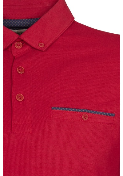 AR-MA Arma Erkek Basic Slim Fit Polo Yaka Tişört Y9tyo7968 kırmızı