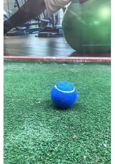 1 Adet Antrenman Tenis Topu Mavi, Tek Ebat, Wrkn01mv, Mavi