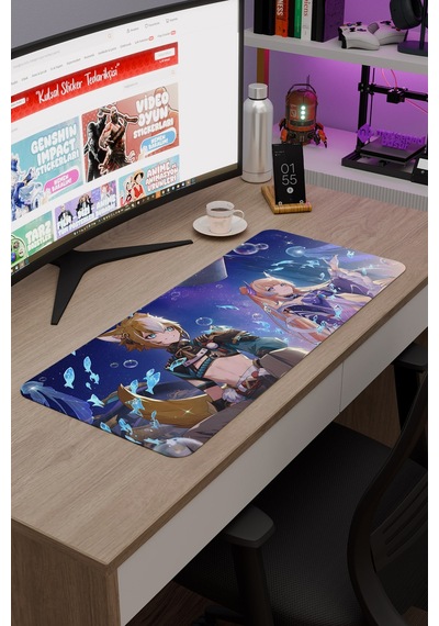 Gorou Genshin Impact Anime Oyuncu V1 - 70x30 Xl Gaming Mouse Pad Fare Altlığı