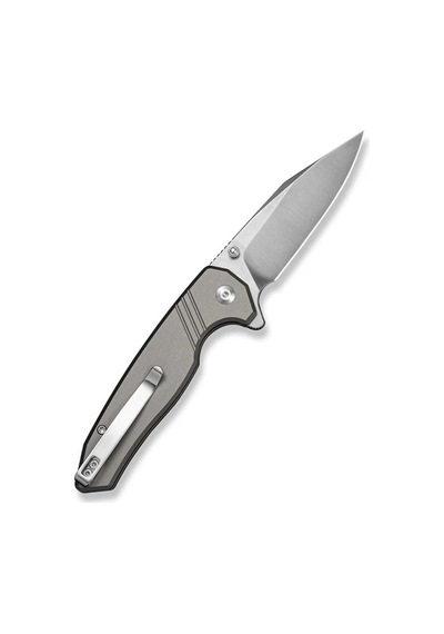 Sencut Selkyris Gray Aluminum Handle Satin Finished D2 Blade Kamp Çakı Gri