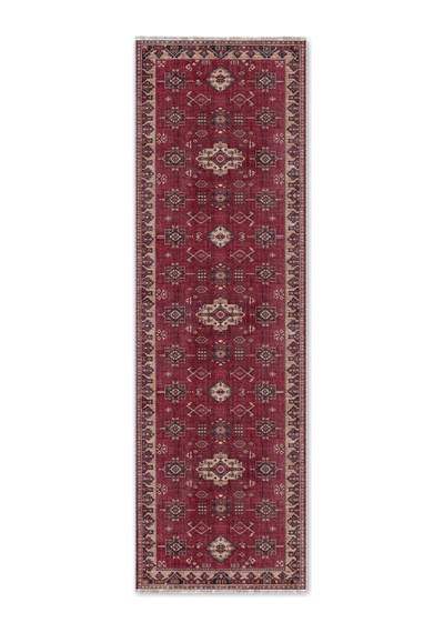 Yolluk Halı Kaymaz Taban Yıkanabilir Leke Tutmaz Kilim Özel Ölçü Koridor Halısı 3029 Çok Renkli