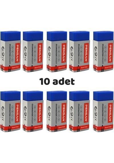 Mavi Sınav Silgisi 10 Adet