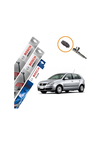 Vw Polo Muz Silecek Takımı Ön ve Arka Bosch Aeroeco 2002-2005