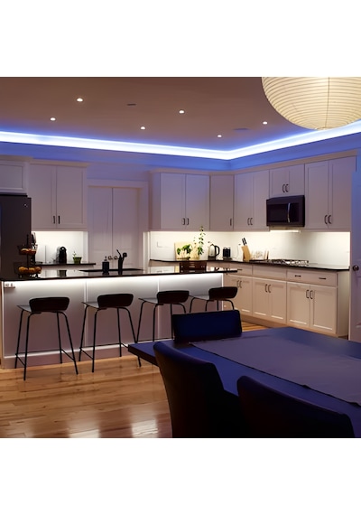 HORTUM ŞERİT LED 220 VOLT SU GEÇİRMEZ FİŞ DAHİL 5 METRE KIRMIZI
