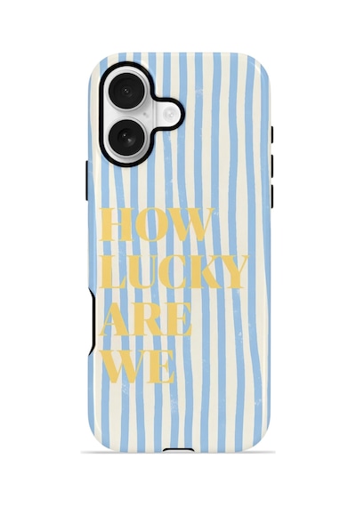 Apple iPhone Uyumlu 17 Vorian Çift Katmanlı Kılıf Lucky Summer Stripe
