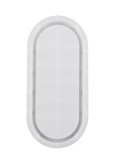 Oval Tabak Silikon Kalıp Alçı Ve Çimento Döküm Kalıbı 1. Kalite Kolay Çıkarma 1 Adet 165mm 122mm