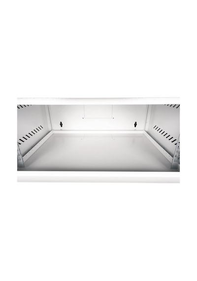 Lande - 7u 19" Cam Kapaklı Duvar Tipi Rack Kabinet Genişlik: 544 Mm Derinlik: 400 Mm Açık Gri Demonte