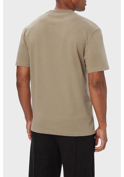 Hugo Logolu Bisiklet Yaka % 100 Pamuk Regular Fit T Shirt Erkek T Shirt 50505201 928 Bej