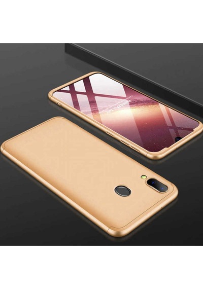 Huawei P Smart 2019 Kılıf Zore Ays Kapak Gold