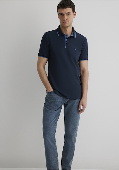 Mavi - Lacivert Polo Tişört 062373-28417 Lacivert