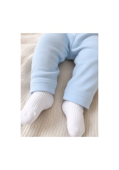 H&c Coolboy H&c Bebek Patiksiz Alt Pantolon %100 Pamuk Esnek Belli Yumuşak Dokulu 0-36 Ay mavi