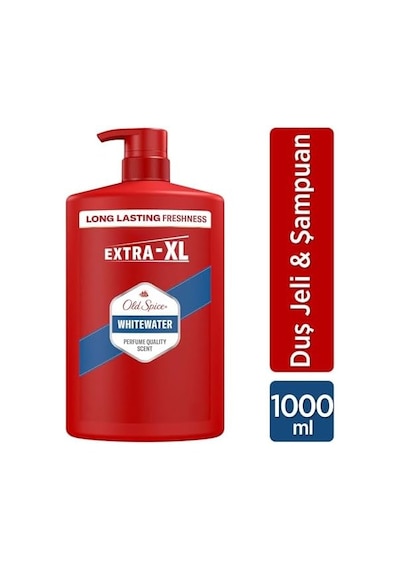 Whitewater Erkekler İçin Duş Jeli Ve Şampuan 1000 Ml Ekstra-xl Diğer