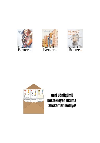 İpin Ucu + Yaşamasız + Bay Muannit Sahtegi'nin Notları + Okuma Sticker'ları