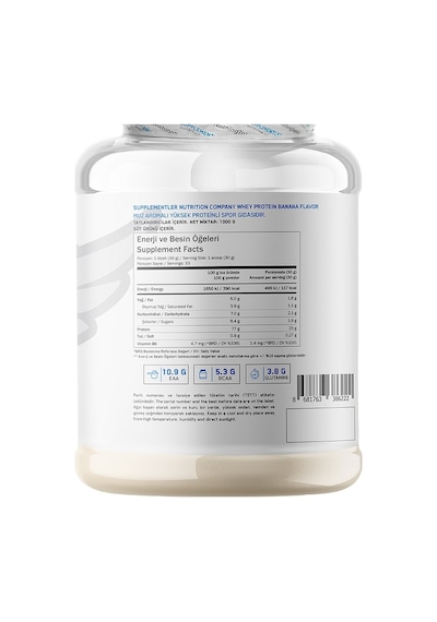 Supplementler Whey Protein 1000 Gr Muz