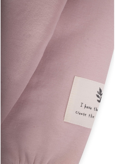 Cigit Sweatshirt Takım 2-10 Yaş Pudra Pembe Pudra