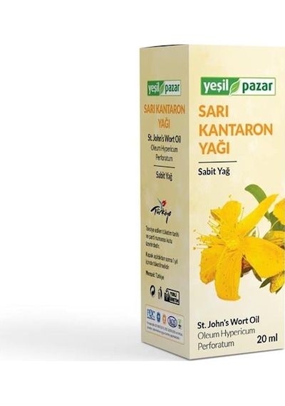 Yeşil Pazar Sarı Kantaron Yağı 20 ML