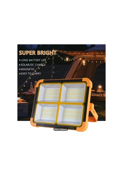 Vlk Prokama Ledli Solar Projektör 100w Bk-100w 5047 Vlk Çok Renkli