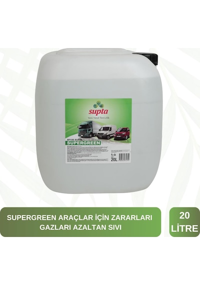Supta Supergreen Dizel Araçlar Için Emisyon Düşürücü Yakıt Katkısı Euro 4/5/6 20 Lt