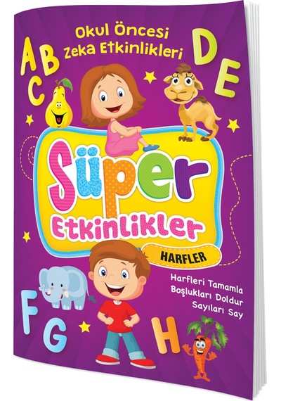 Ema Süper Etkinlikler Harfler Okul Öncesi Zeka Etkinlikleri