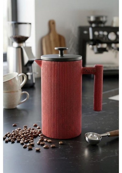 Bambum Taşev Linden Döküm French Press Kırmızı,8681734460074 Diğer