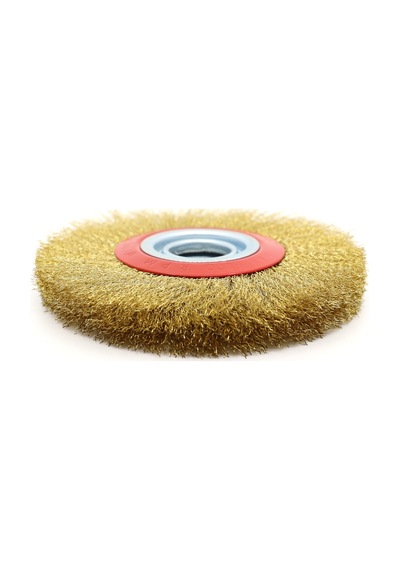 Saçaklı Daire Tel Fırça 200mm