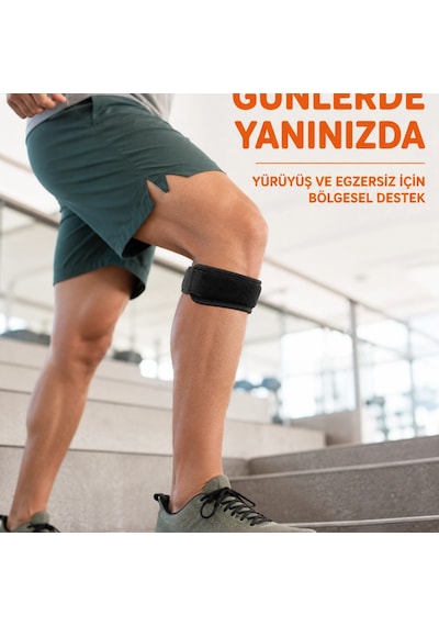 Tendon Bandı Ayarlanabilir Diz Altı Destek Bandı Spor Ve Günlük Kullanım