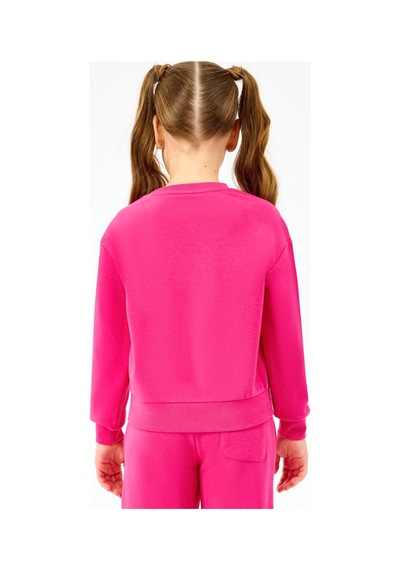 Skechers Fleece Çocuk Sweatshirt Pembe