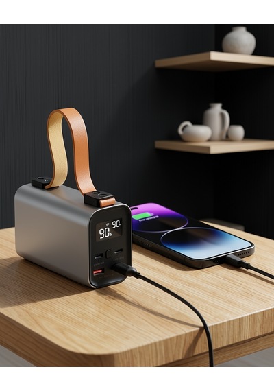 50000mah Yüksek Kapasiteli Çoklu Çıkışlı Fast Charge Power Bank Diğer