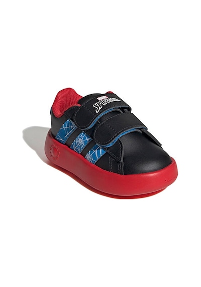 Adidas Grand Court Spider-man Cf I Bebek Günlük Ayakkabı Jq7828 Siyah Siyah